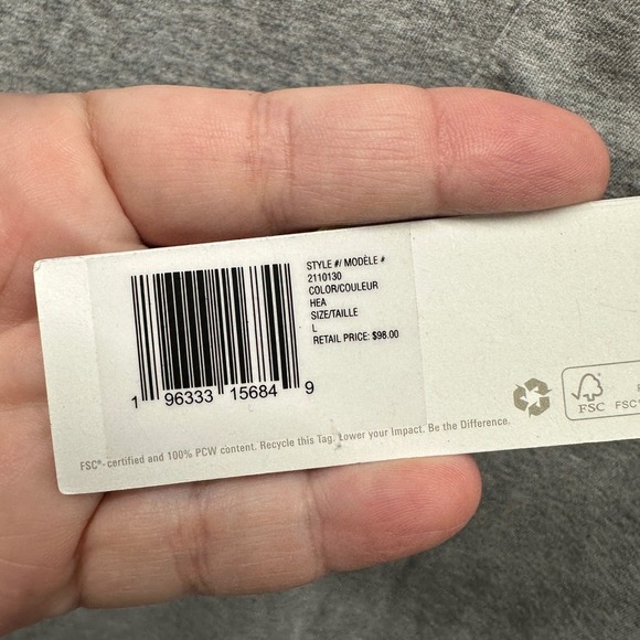 Outerknown Groovy-T Relaxed T-Shirt Dress Organic Cotton Gray Women's Large NEW - Picture 6 of 9